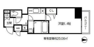 プレサンス松屋町グレースの物件間取画像